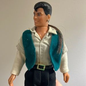 Rare Ken doll with piercing and rat tail